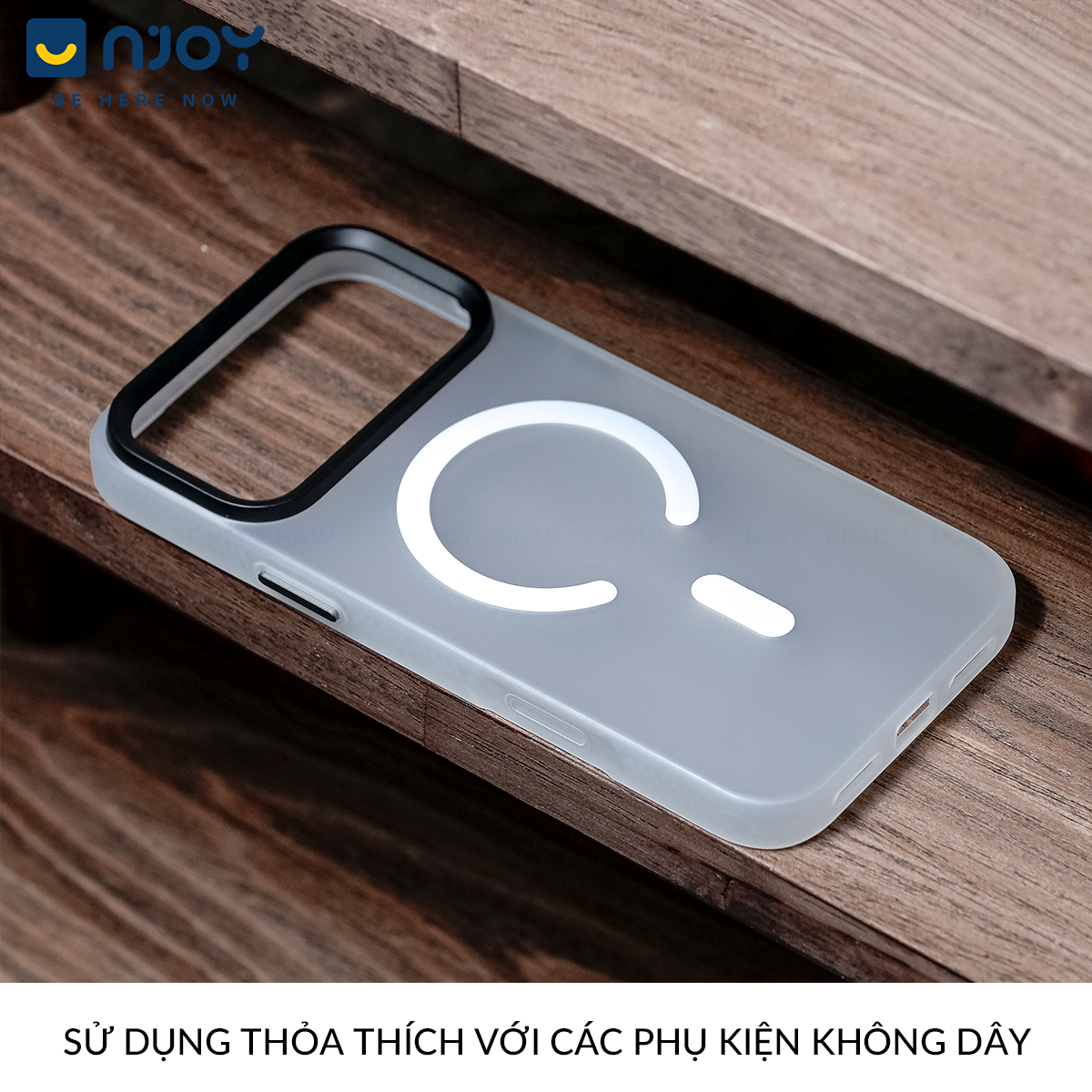 Ốp Nhám Magsafe Cao Cấp Bảo Vệ Camera Chống Vân Tay Cho Điện Thoại iPhone 17 Pro Max 16 15 14