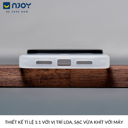 Ốp Nhám Magsafe Cao Cấp Bảo Vệ Camera Chống Vân Tay Cho Điện Thoại iPhone 17 Pro Max 16 15 14