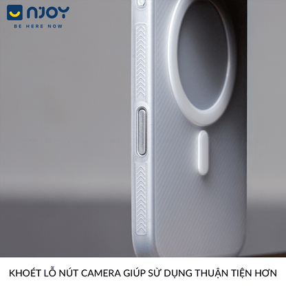 Ốp Magsafe Nhám Siêu Mỏng Mist Chống Trơn Trượt Cho iPhone 17 Pro Max 16 15 14 13 12