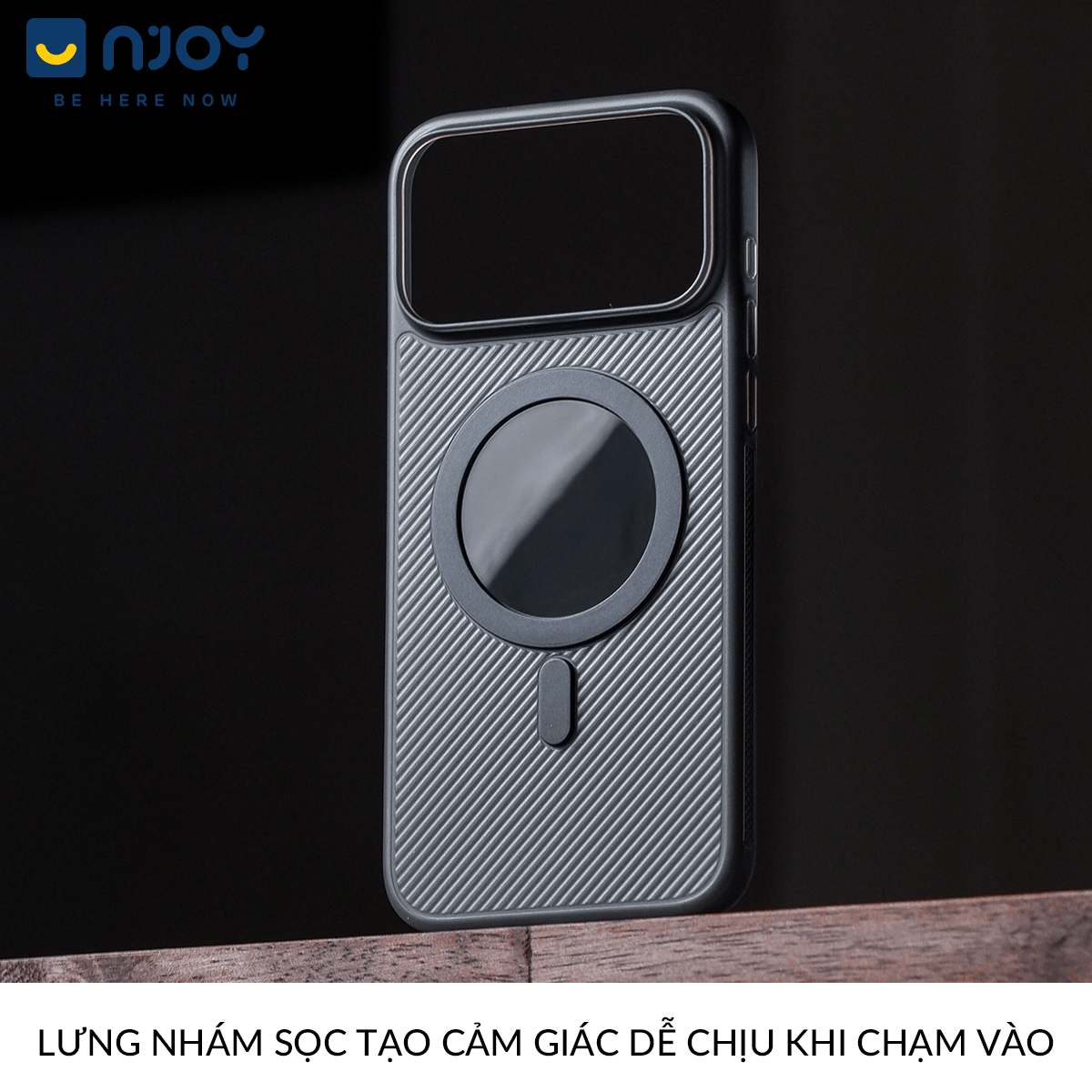 Ốp Magsafe Nhám Siêu Mỏng Mist Chống Trơn Trượt Cho iPhone 17 Pro Max 16 15 14 13 12