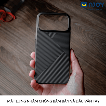 Ốp Nhám Sọc Siêu Mỏng Nexus Họa Tiết Hình Học Geomestry Cho iPhone 17 Pro Max 16 15 14 13 12