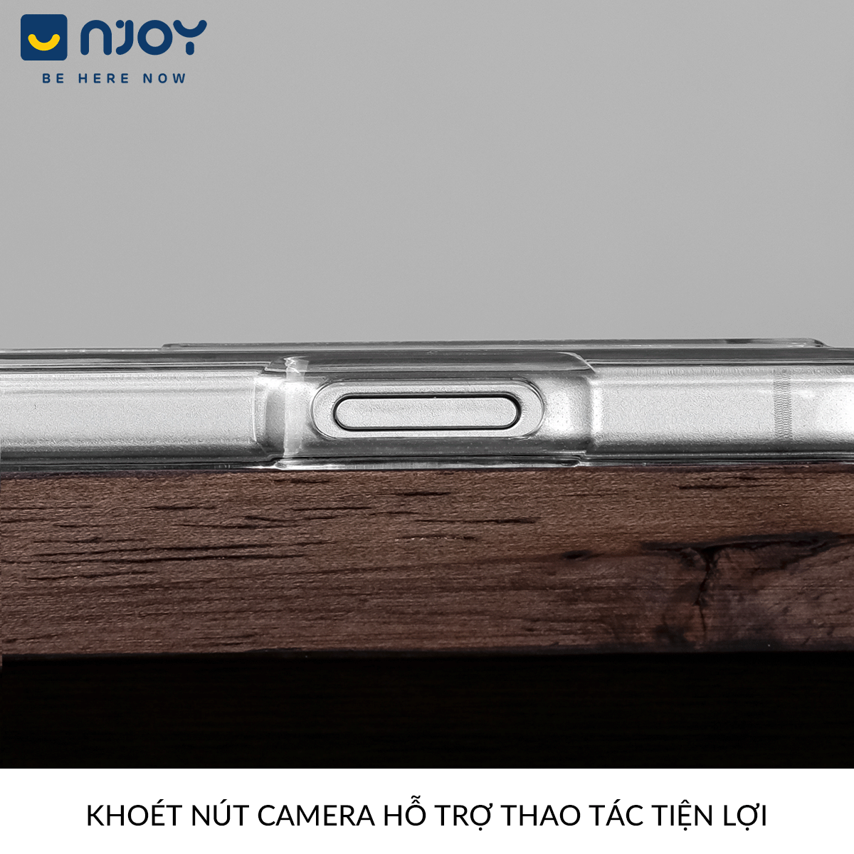 Ốp Đựng Thẻ Trong Suốt Njoy Bảo Vệ Camera Cho iPhone 17 Pro Max 16 15 14 13 12