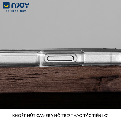 Ốp Đựng Thẻ Trong Suốt Njoy Bảo Vệ Camera Cho iPhone 17 Pro Max 16 15 14 13 12