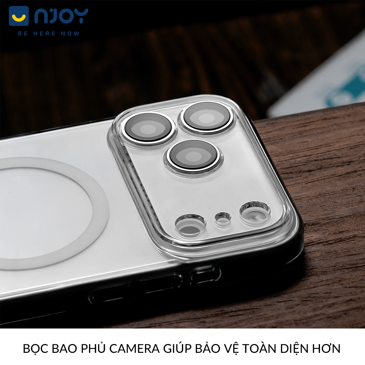 Ốp Siêu Mỏng Memumi Trong Suốt Hỗ Trợ Sạc Không Dây Cho Điện Thoại iPhone 17 Pro Max 16 15 14 13