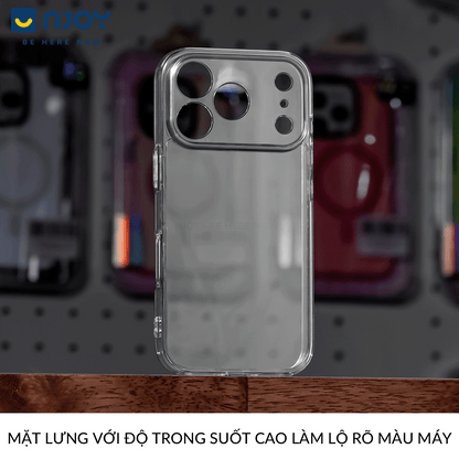 Ốp Trong Suốt Mỏng Nhẹ Bảo Vệ Camera Chống Ố Cho iPhone 17 Pro Max 16 15 14 12 12 11