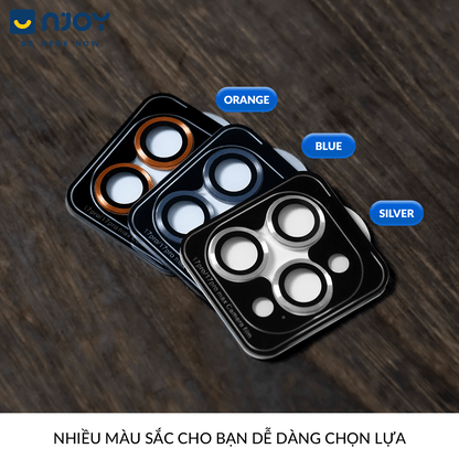 Cường Lực Camera Màu Nguyên Bản 9H Chống Trầy Cho Điện Thoại iPhone 17 Pro Max 16 15 14 13 12 11