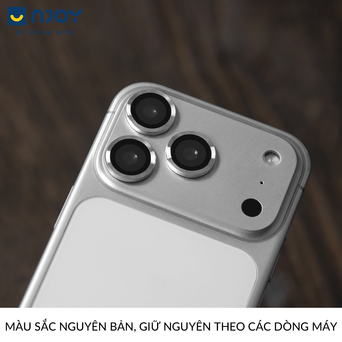 Cường Lực Camera Màu Nguyên Bản 9H Chống Trầy Cho Điện Thoại iPhone 17 Pro Max 16 15 14 13 12 11