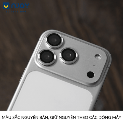 Cường Lực Camera Màu Nguyên Bản 9H Chống Trầy Cho Điện Thoại iPhone 17 Pro Max 16 15 14 13 12 11