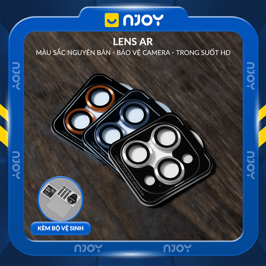 Cường Lực Camera Màu Nguyên Bản 9H Chống Trầy Cho Điện Thoại iPhone 17 Pro Max 16 15 14 13 12 11