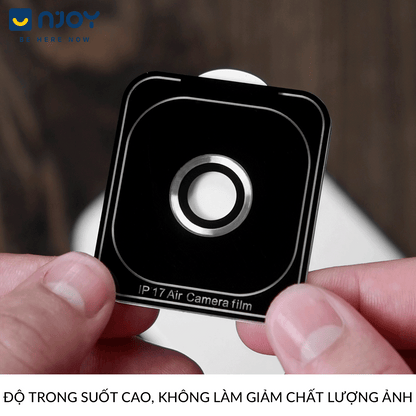 Vòng Cường Lực Camera Khung Tự Dán Nhiều Màu Cho Điện Thoại iPhone 17 Air 16 15 14 13 12 11