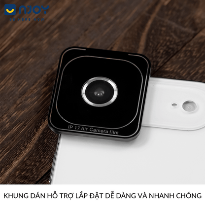 Vòng Cường Lực Camera Khung Tự Dán Nhiều Màu Cho Điện Thoại iPhone 17 Air 16 15 14 13 12 11