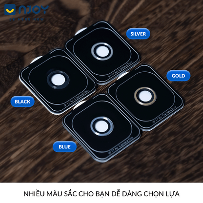 Vòng Cường Lực Camera Khung Tự Dán Nhiều Màu Cho Điện Thoại iPhone 17 Air 16 15 14 13 12 11
