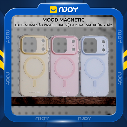 Ốp Magsafe Lưng Nhám Chống Bẩn Màu Pastel Cho iPhone 17 Pro Max 16 15 14 13 12
