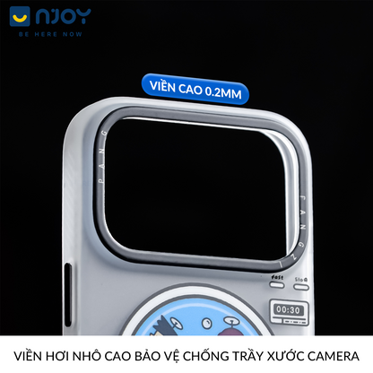 Ốp Lưng Magsafe Hình In Chống Vân Tay Bảo Vệ Camera Cho iPhone 17 Pro Max 16 15 14 13 12