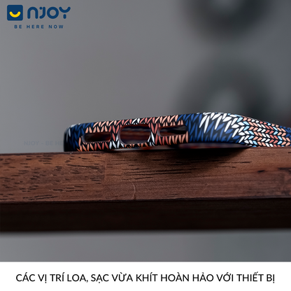 Ốp Carbon Magsafe Siêu Mỏng PC Họa Tiết Vải Đan Cho Điện Thoại iPhone 17 Pro Max 16 15 14 13