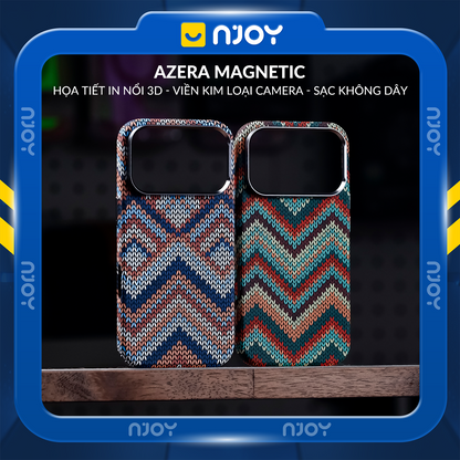 Ốp Carbon Magsafe Siêu Mỏng PC Họa Tiết Vải Đan Cho Điện Thoại iPhone 17 Pro Max 16 15 14 13