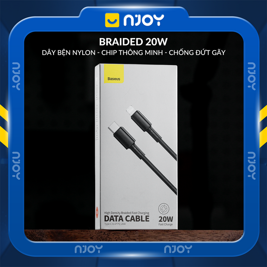 Cáp Sạc Nhanh 20W Baseus Type C to Lightning Cho iPhone 14 Pro Max 13 12 11