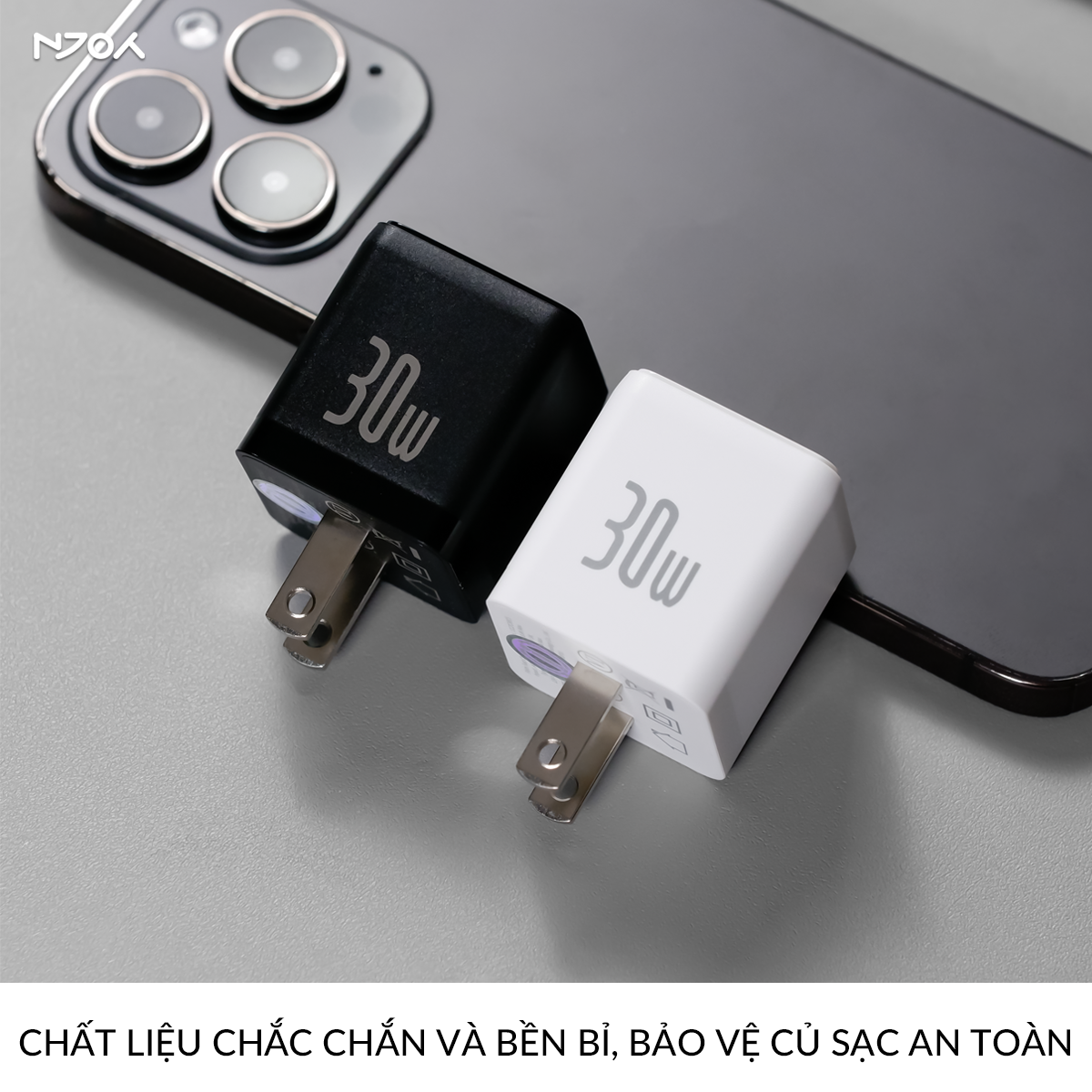 Củ Sạc Nhanh 30W Baseus Palm Chân Cắm Type C Hỗ Trợ QC PD 3.0 Cho iPhone Samsung