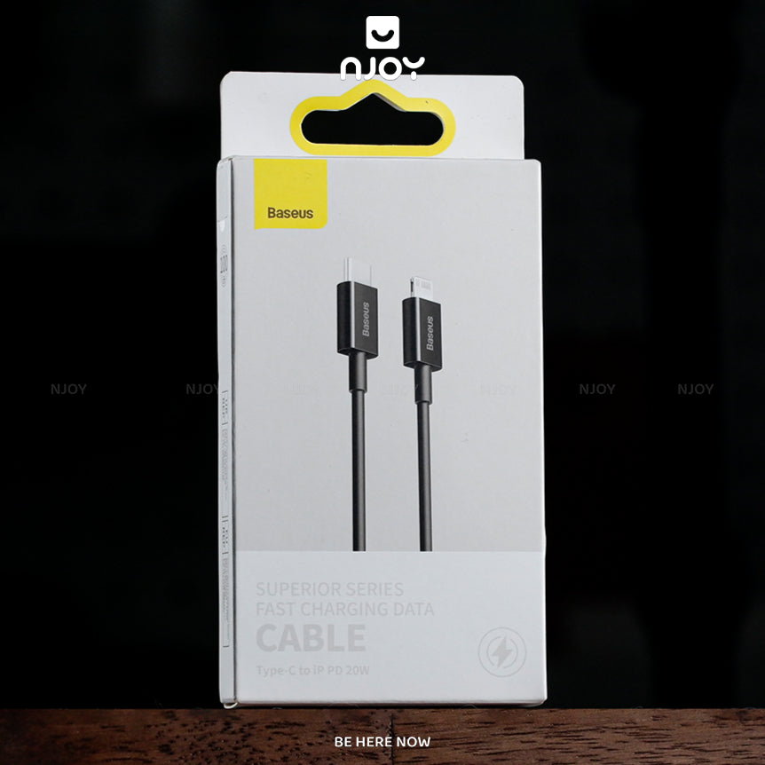 Dây Cáp Sạc Baseus 20W Type C To L Chất Liệu TPE Siêu Bền Cho Điện Thoại iPhone 14 Pro Max 13 12 11