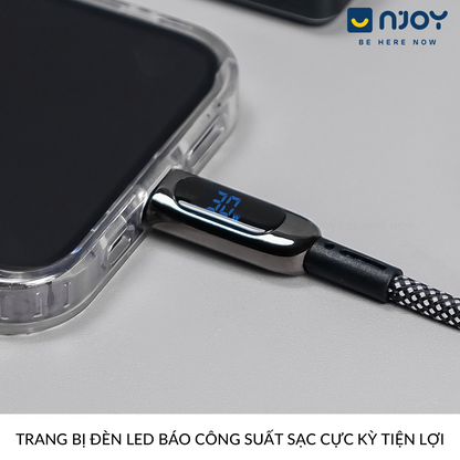 Cáp Sạc Nhanh Nam Châm WIWU 30W 100W Chân Cắm Type C Cho Điện Thoại iPhone Macbook Tablet iPad