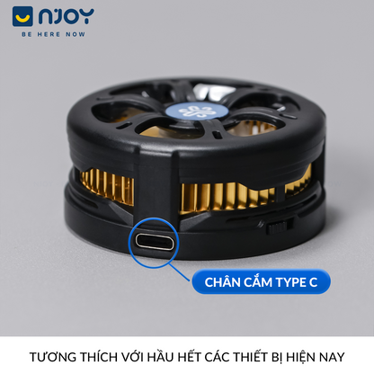 Quạt Tản Nhiệt Điện Thoại Không Dây Sò Lạnh Làm Mát Hỗ Trợ Chơi Game Liên Quân PUBG COD Tăng FPS