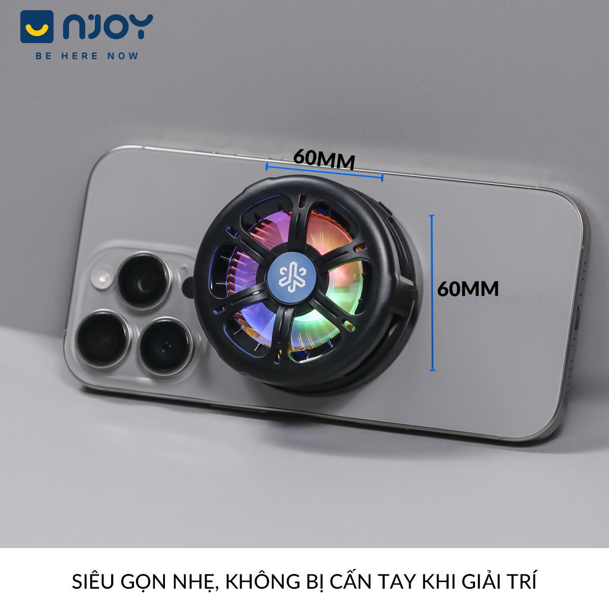 Quạt Tản Nhiệt Điện Thoại Không Dây Sò Lạnh Làm Mát Hỗ Trợ Chơi Game Liên Quân PUBG COD Tăng FPS