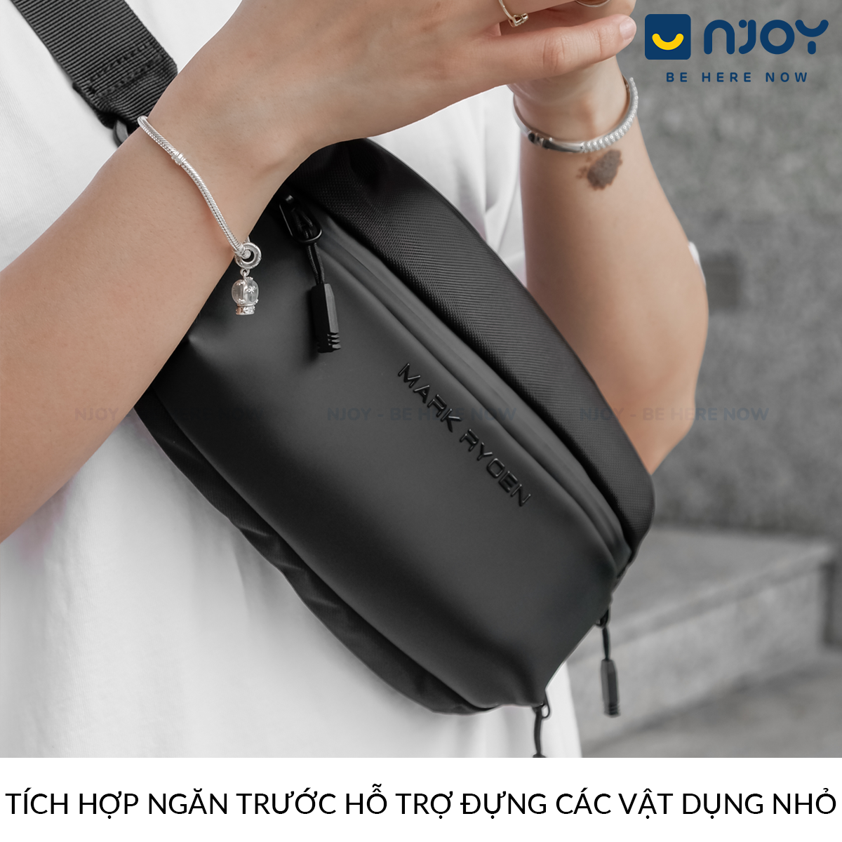 Túi Thời Trang Đeo Chéo Mark Ryden Có Thể Điều Chỉnh Kích Thước Đựng Phụ Kiện Điện Thoại Móc Khóa