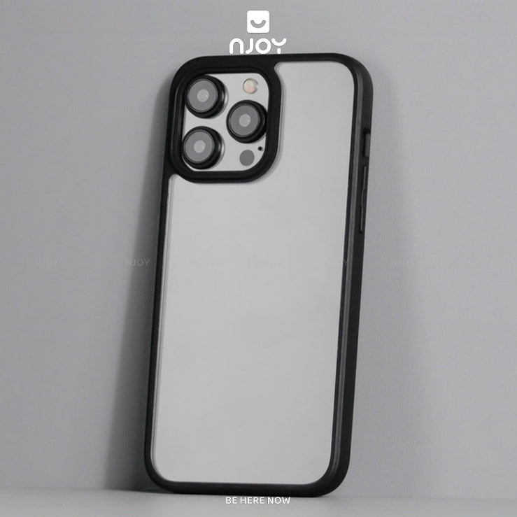 Ốp Trong Suốt Likgus Viền Màu Hỗ Trợ Sạc Không Dây Từ Tính Cho iPhone 16 Pro Max 15 14 13 12