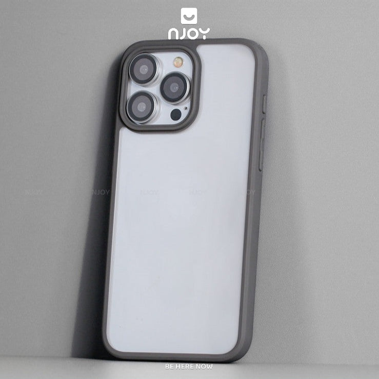 Ốp Trong Suốt Likgus Viền Màu Hỗ Trợ Sạc Không Dây Từ Tính Cho iPhone 16 Pro Max 15 14 13 12