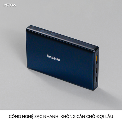 Sạc Dự Phòng Baseus 10000mAh Siêu Mỏng QC PD 20W Cho iPhone 16 Pro Max Samsung