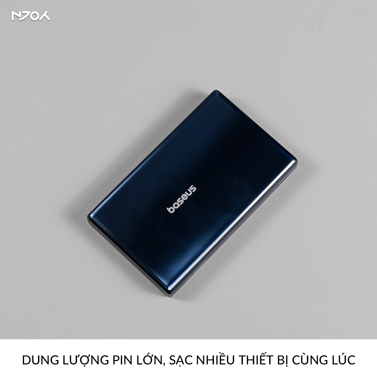 Sạc Dự Phòng Baseus 10000mAh Siêu Mỏng QC PD 20W Cho iPhone 16 Pro Max Samsung