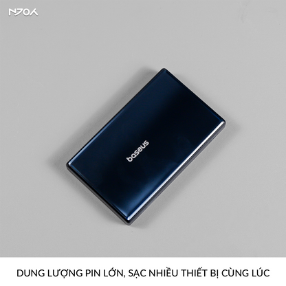 Sạc Dự Phòng Baseus 10000mAh Siêu Mỏng QC PD 20W Cho iPhone 16 Pro Max Samsung