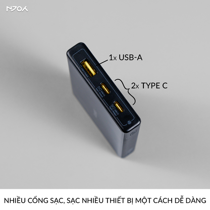 Sạc Dự Phòng Baseus 10000mAh Siêu Mỏng QC PD 20W Cho iPhone 16 Pro Max Samsung