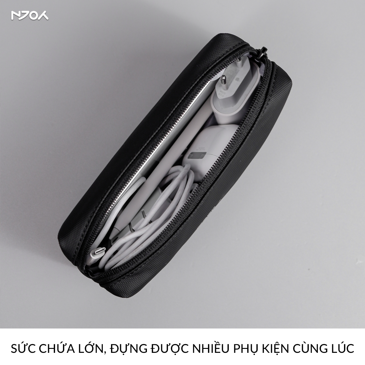 Túi Đựng Phụ Kiện Mark Ryden Sức Chứa Lớn Chống Thấm Nhỏ Gọn Đựng Dây Sạc USB AirPods