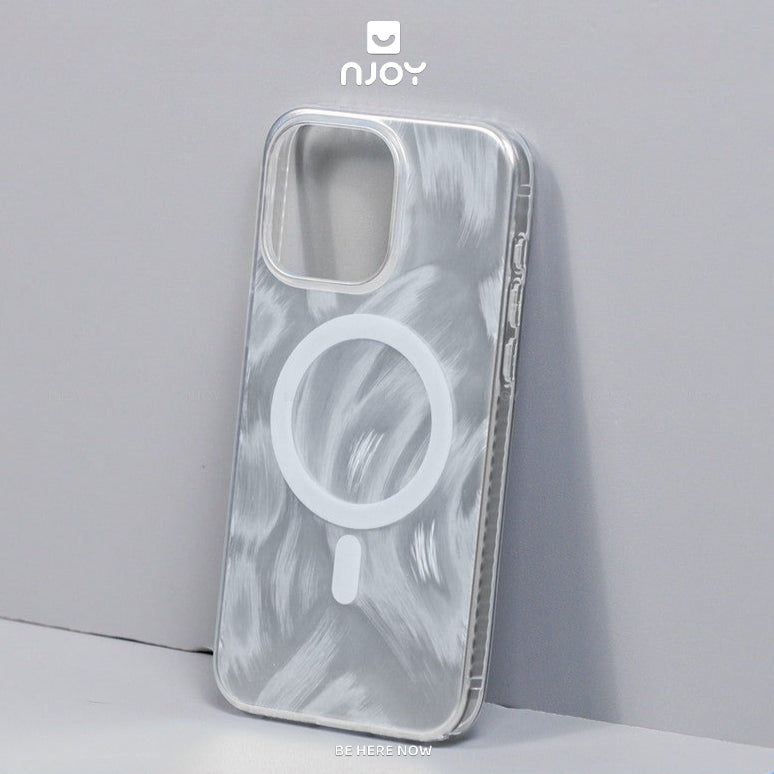 Ốp Magsafe Lưng Nhám Phản Quang Cho iPhone 16 Pro Max 15 14 13 12 11