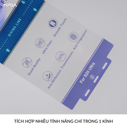 Miếng Dán Màn Hình Anank Chống Chói Full Viền Fiber Film Cho Samsung S25 Ultra S24 Ultra