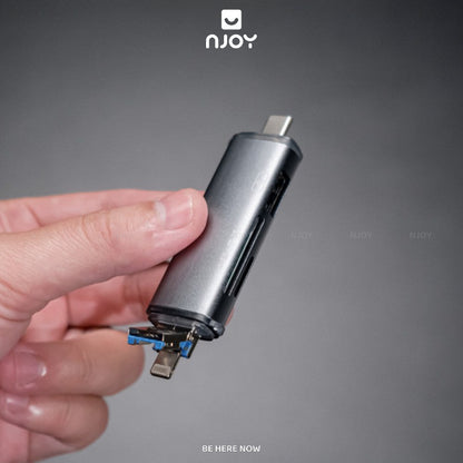 Đầu Đọc Thẻ Nhớ SD TF Đa Năng Cổng Type C USB Tốc Độ Cao Cho Laptop Điện Thoại Máy Tính Bảng