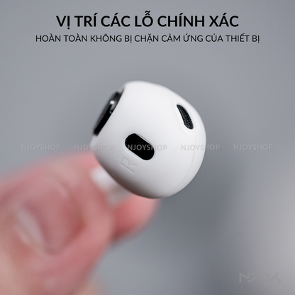 Bộ 3 Cặp Nút Bọc Silicon Ahastyle Siêu Mỏng Cho Tai Nghe Airpods Pro 2 Airpods 1 2 3