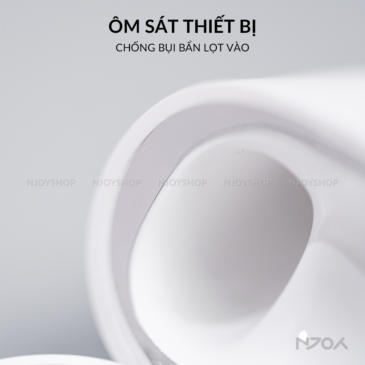 Miếng Dán Kim Loại Ahastyle Cao Cấp Chống Bụi Bảo Vệ Hộp Sạc Tai Nghe Airpods Pro 2 3 4