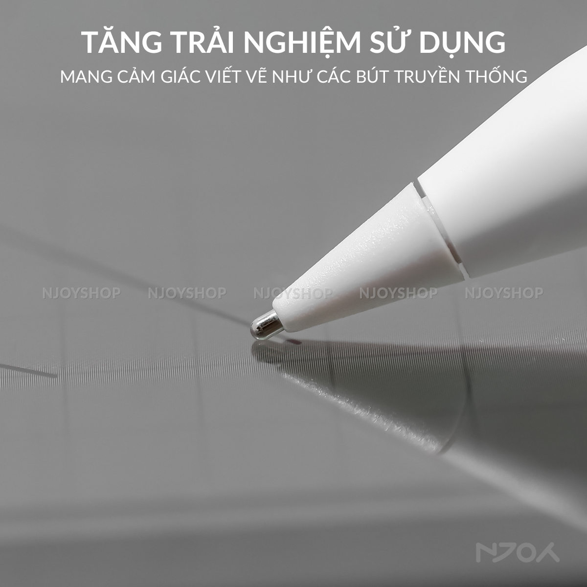 Đầu Ngòi Bút Kim Loại Ahastyle Thay Thế Cho Bút Cảm Ứng Apple Pencil 2