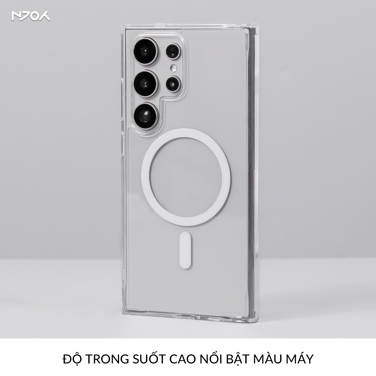 Ốp Magsafe Trong Suốt Likgus Samsung S25 Ultra