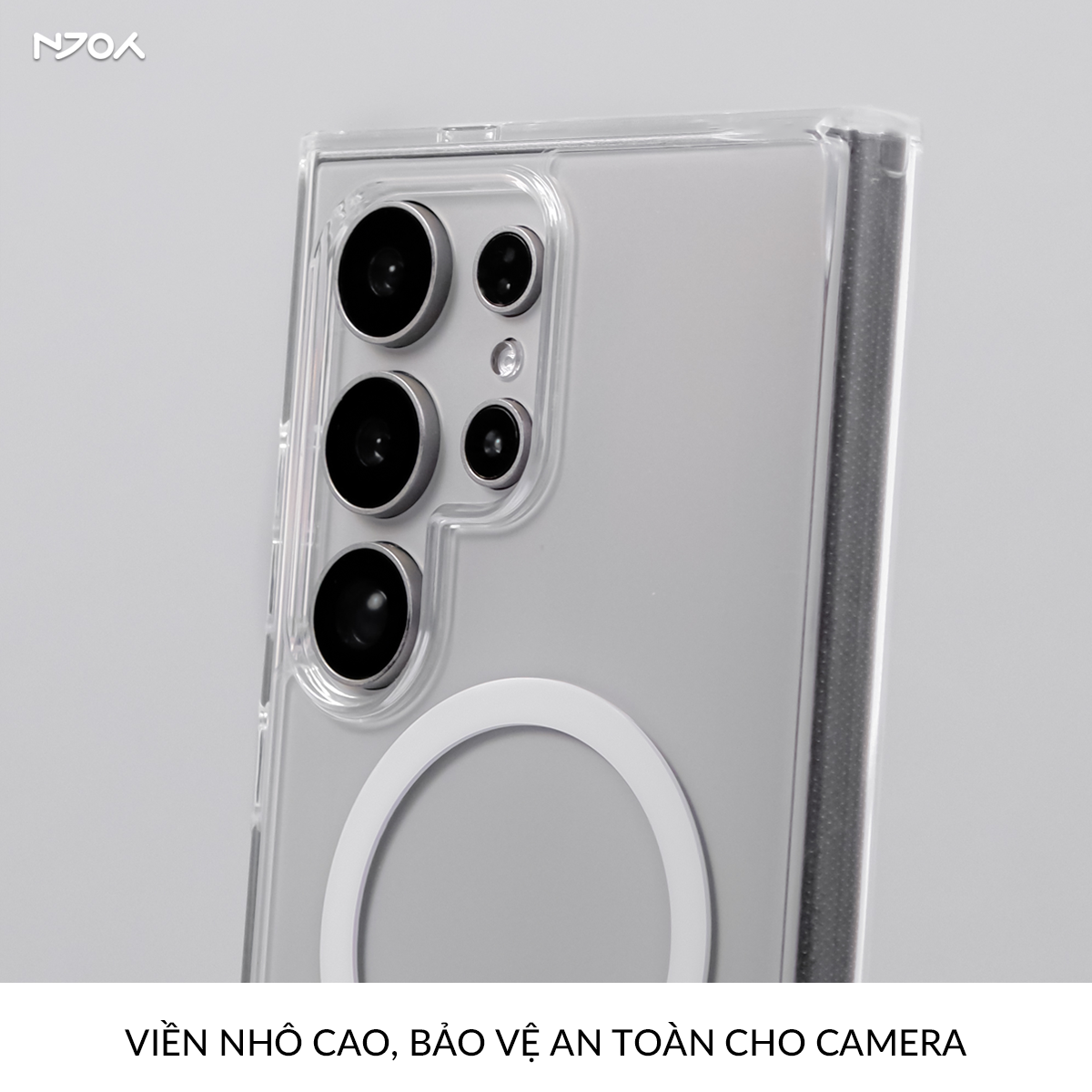 Ốp Magsafe Trong Suốt Likgus Samsung S25 Ultra