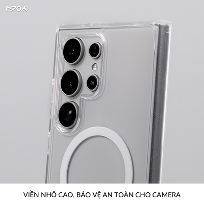 Ốp Magsafe Trong Suốt Likgus Samsung S25 Ultra