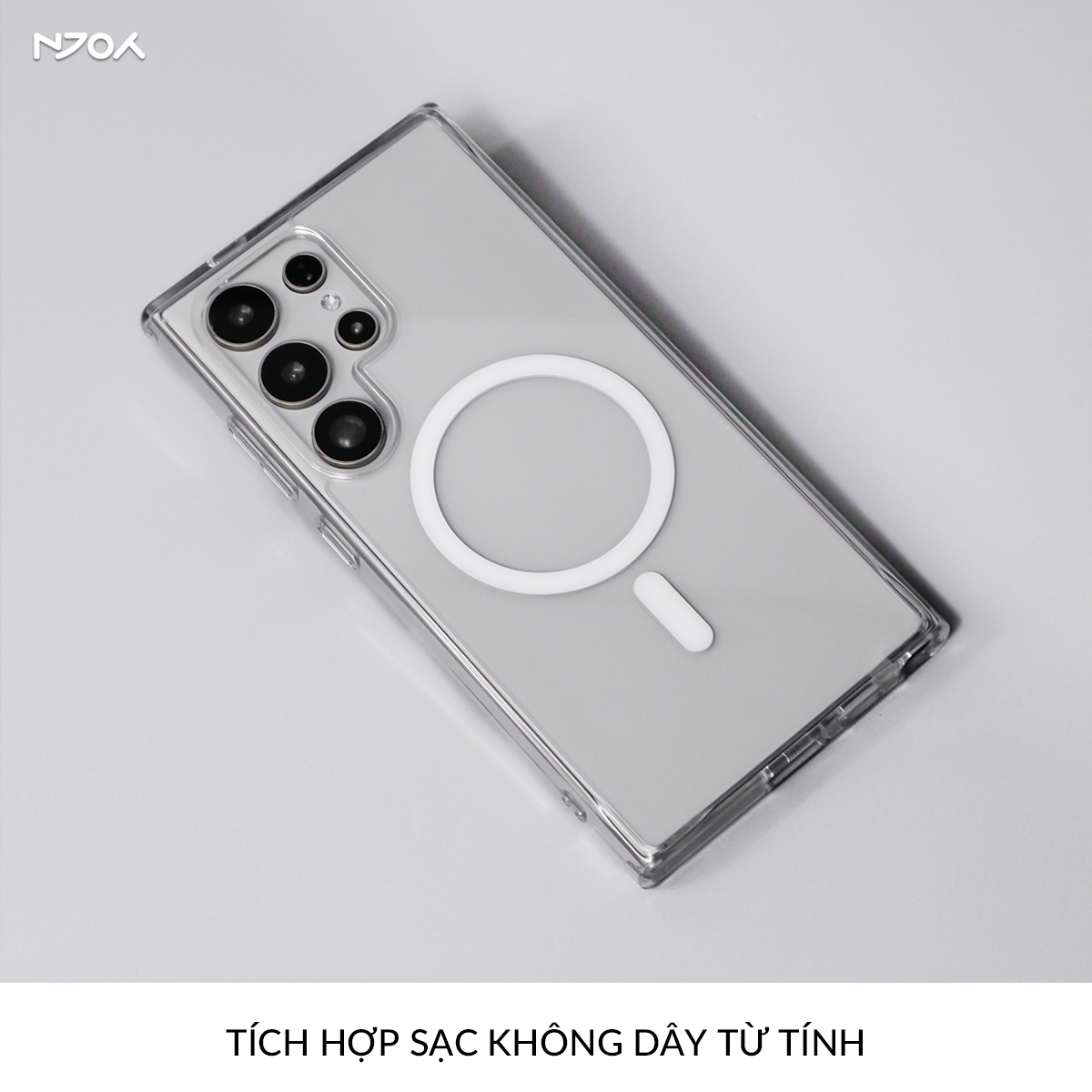 Ốp Magsafe Trong Suốt Likgus Samsung S25 Ultra