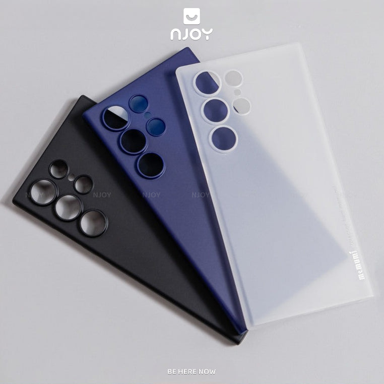 Ốp Nhám Chống Vân Tay Siêu Mỏng Bảo Vệ Camera Memumi Samsung S25 Ultra S24 S23