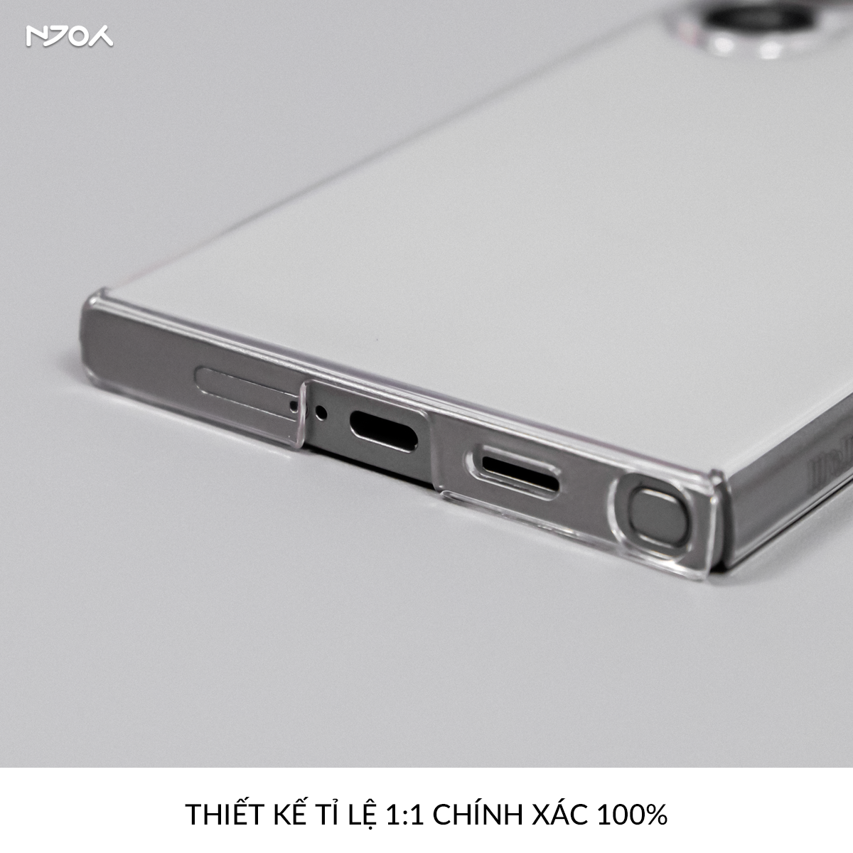 Ốp Trong Suốt Siêu Mỏng Memumi Bảo Vệ Camera Chống Ố Vàng Cho Samsung S25 Ultra S24 S23