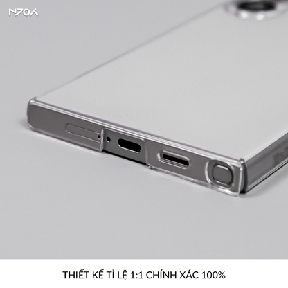 Ốp Trong Suốt Siêu Mỏng Memumi Bảo Vệ Camera Chống Ố Vàng Cho Samsung S25 Ultra S24 S23