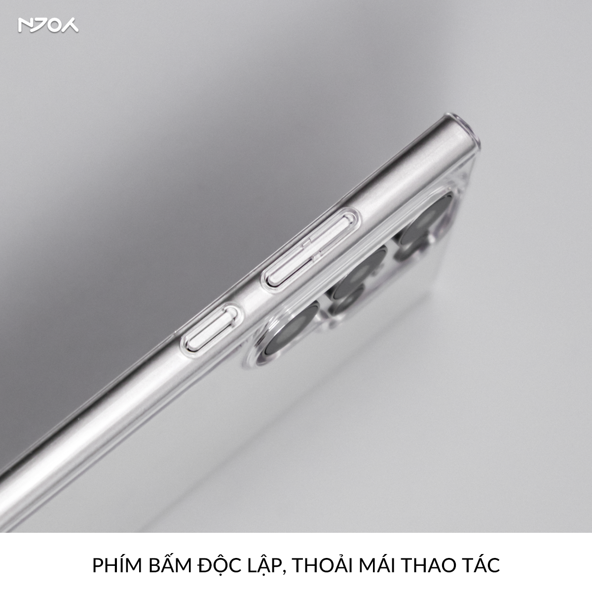 Ốp Trong Suốt Siêu Mỏng Memumi Bảo Vệ Camera Chống Ố Vàng Cho Samsung S25 Ultra S24 S23