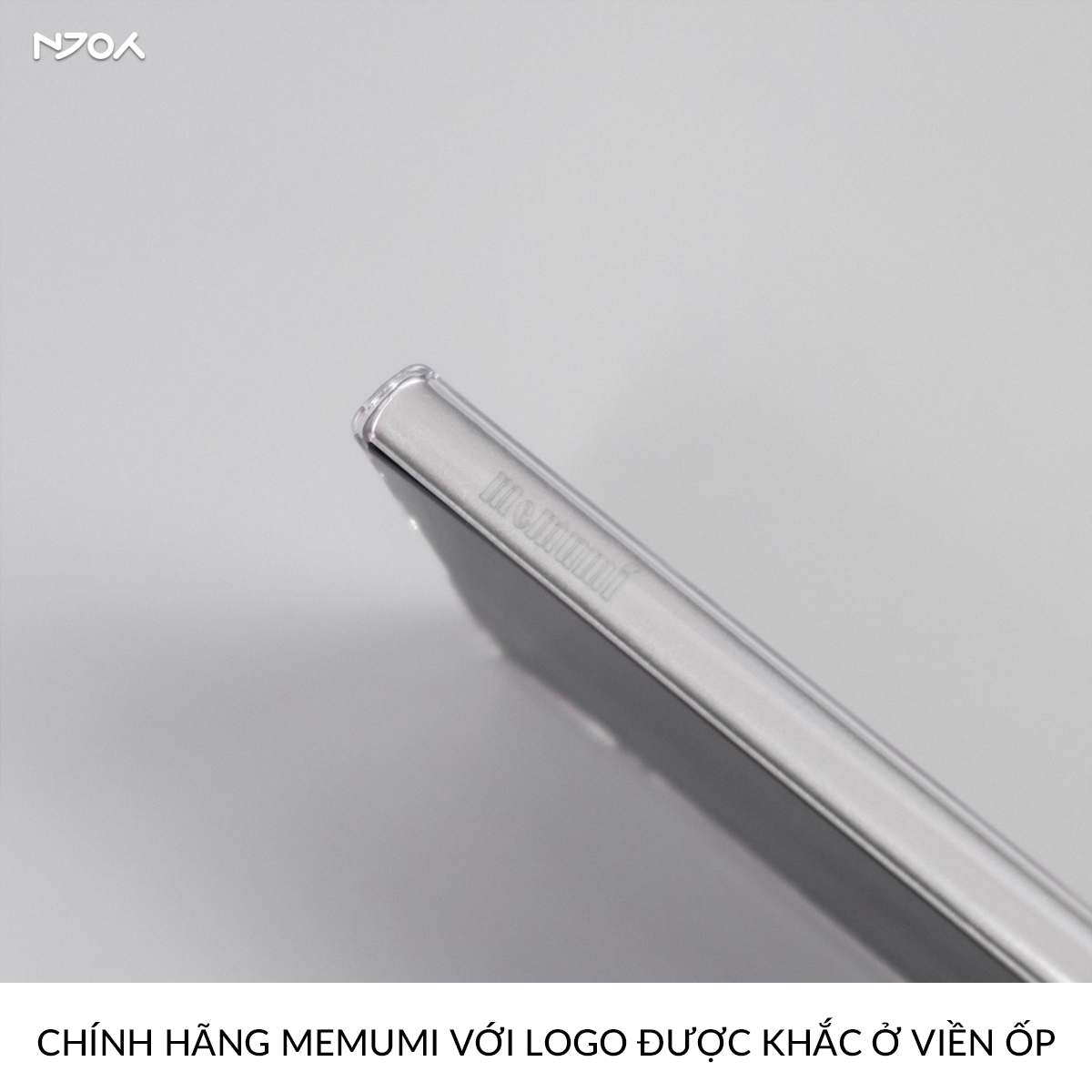 Ốp Trong Suốt Siêu Mỏng Memumi Bảo Vệ Camera Chống Ố Vàng Cho Samsung S25 Ultra S24 S23