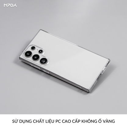 Ốp Trong Suốt Siêu Mỏng Memumi Bảo Vệ Camera Chống Ố Vàng Cho Samsung S25 Ultra S24 S23